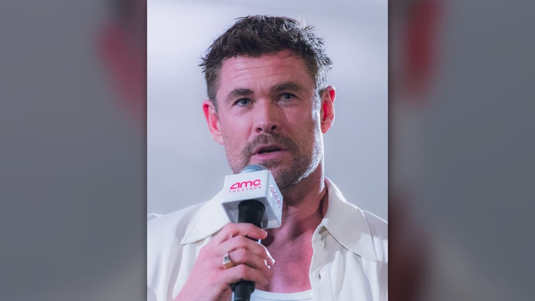 Australian actor Chris Hemsworth photographed at a film event.