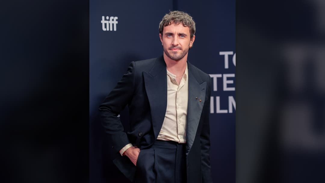 Irish actor Paul Mescal photographed at the Toronto International Film Festival.