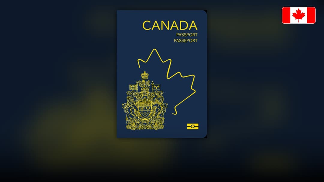 Front cover of the new Canadian electronic passport featuring the silver maple leaf design.