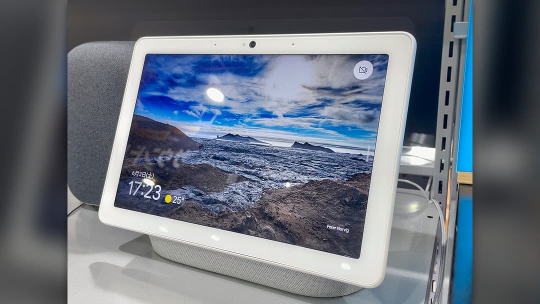 7. Google Nest Hub Max Kitchen Smart Display