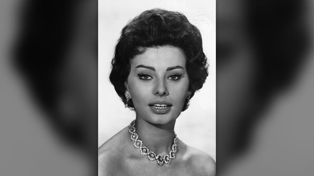 Italian actress Sophia Loren portrait