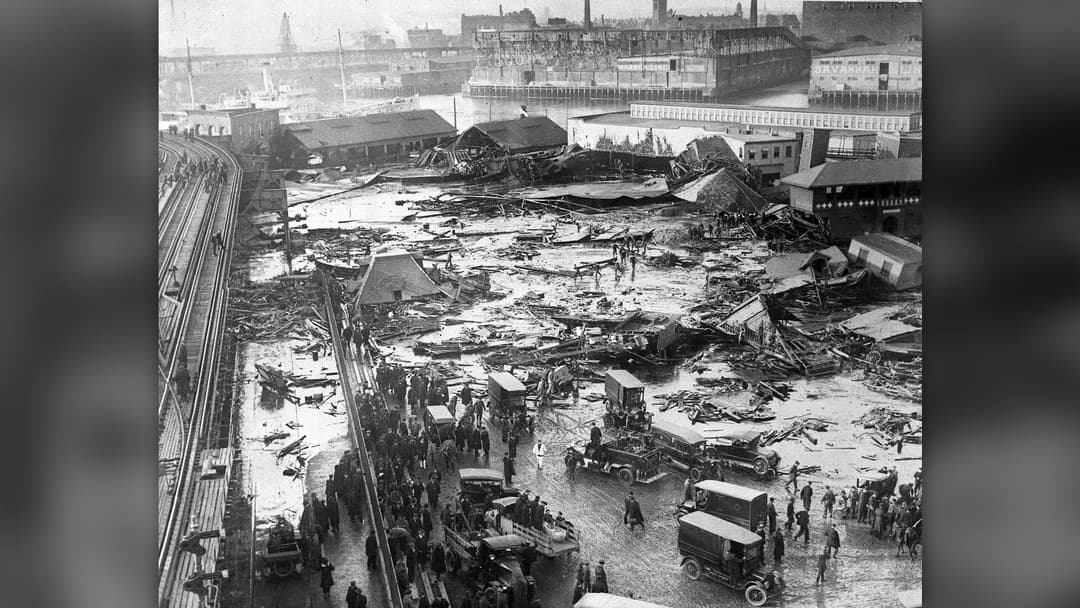 #6. The Great Molasses Flood (Boston, 1919)