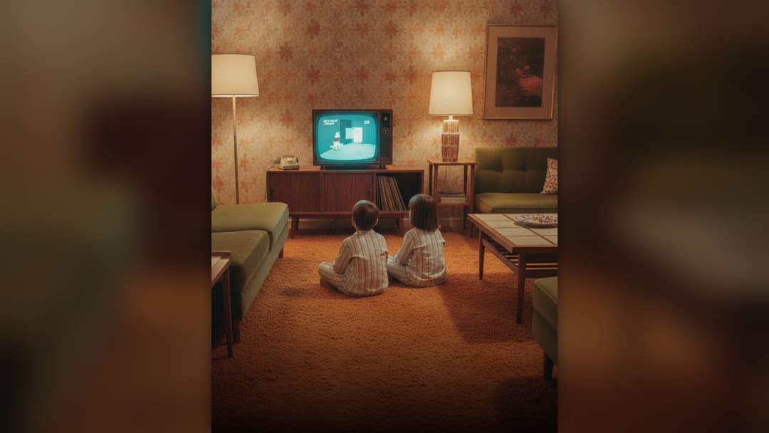Historical reconstruction illustration for: 17. Color Televisions Emitted Dangerous Radiation