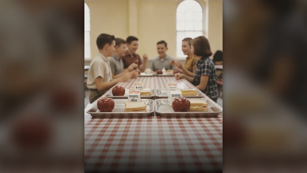 Historical reconstruction illustration for: 14. Whole Milk Was Mandatory At Every Meal