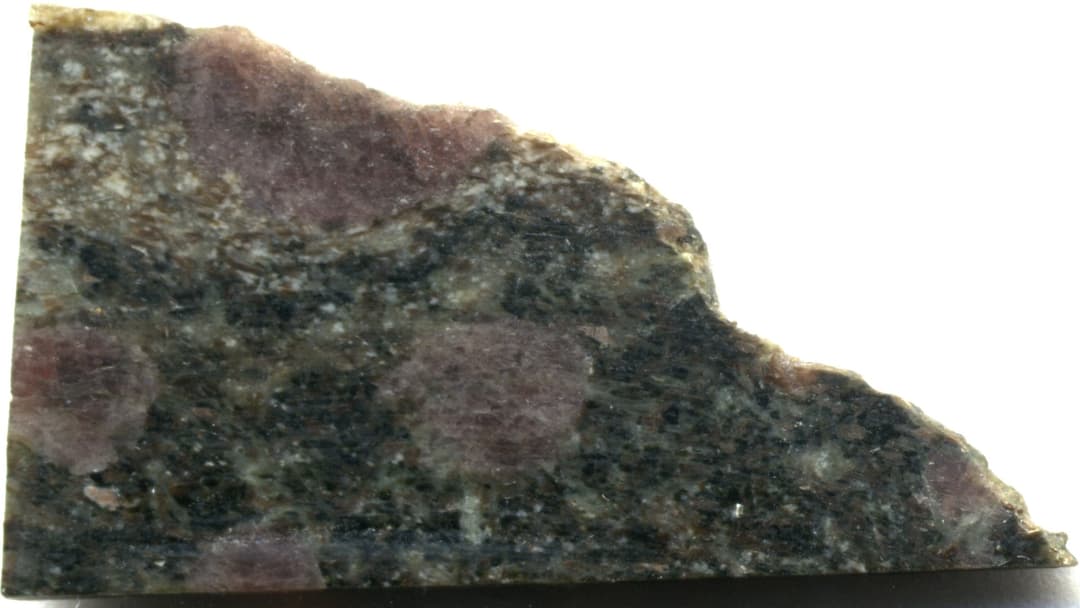 Garnet paragneiss rock specimen from the Nuvvuagittuq Greenstone Belt in northern Quebec dated up to 4.28 billion years old