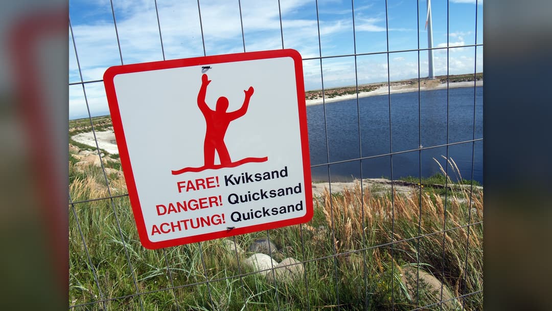 20. Leaning Back To Escape Quicksand