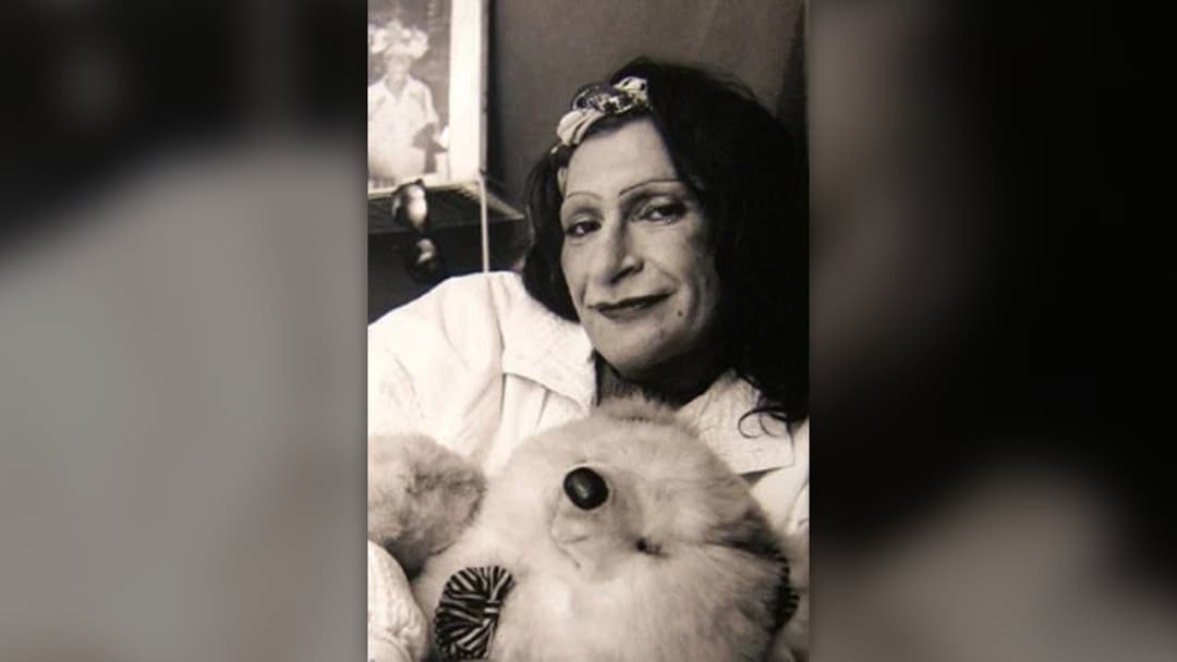 Activist Sylvia Rivera speaking at a rally in New York