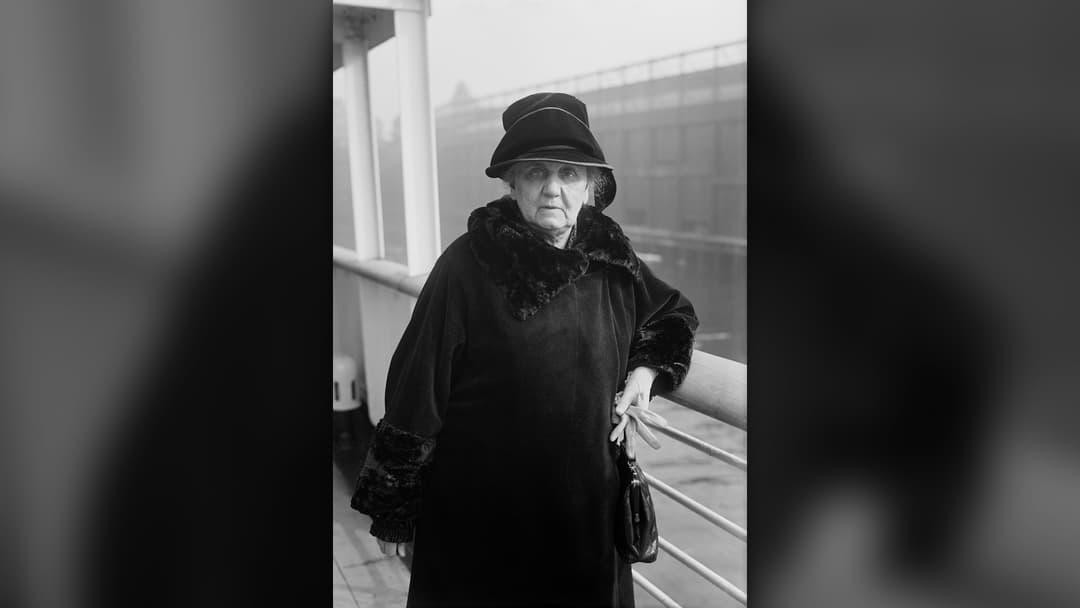 Portrait of social reformer and Peace laureate Jane Addams