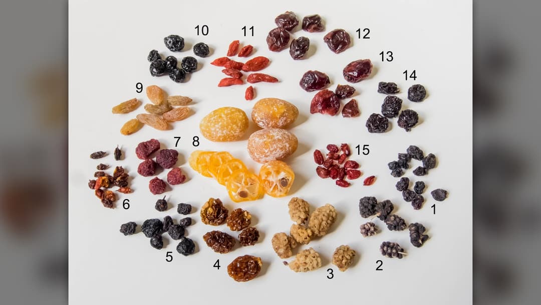 23. Sweetened Dried Cranberries And Fruit