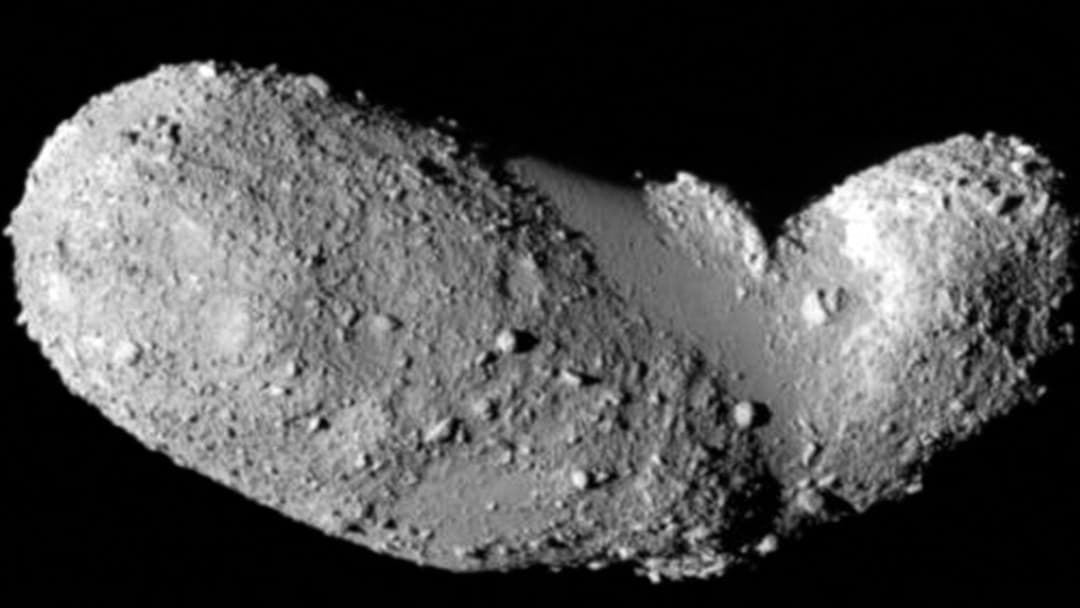 Close-up spacecraft view of near-Earth rubble-pile asteroid 25143 Itokawa in deep space