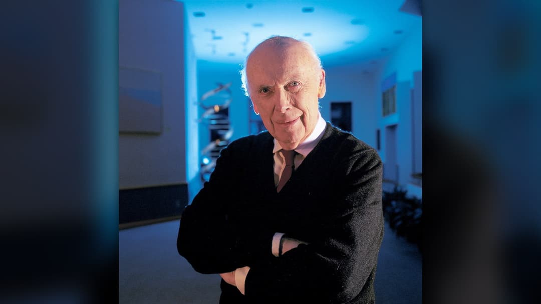James Watson portrait at Cold Spring Harbor Laboratory