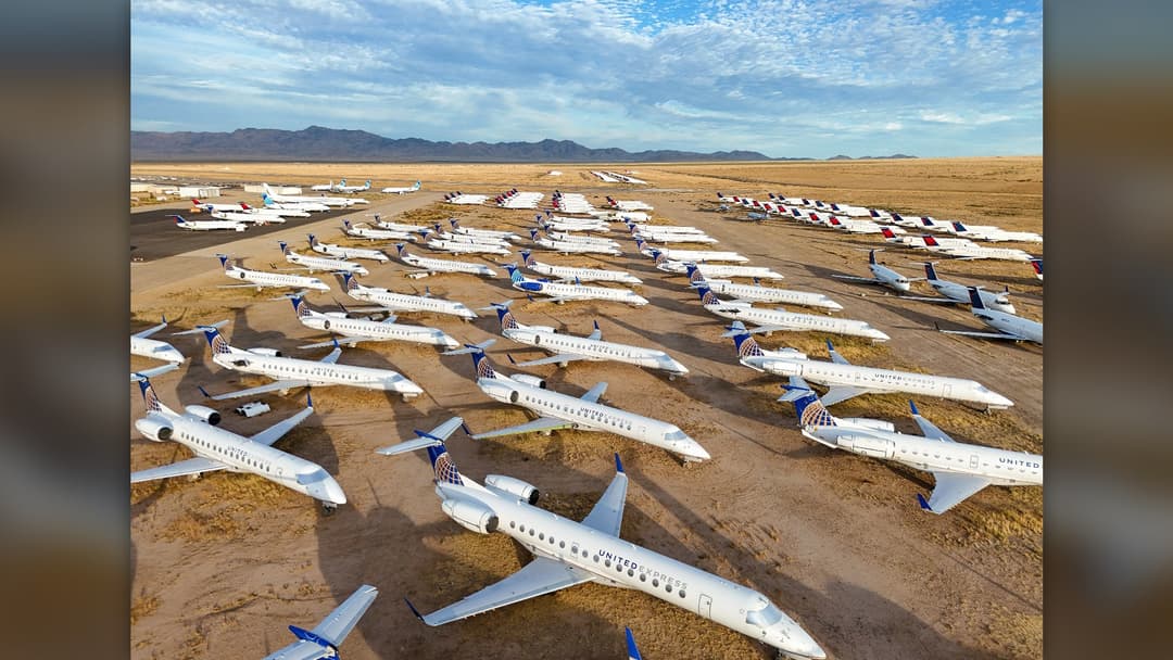 7. Kingman Airport, USA (250 Aircraft)