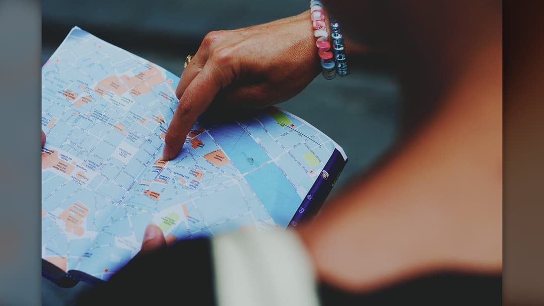 6. Glove Compartment Folding Paper Road Maps