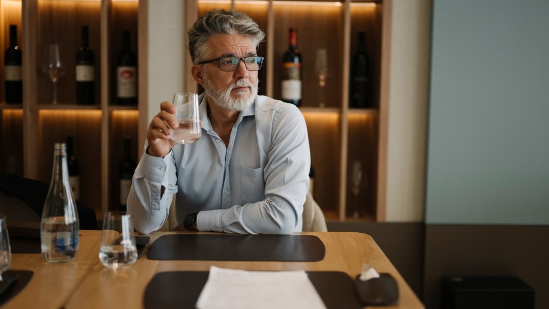 13. Drinking A Tall Glass Of Fresh Water Before Coffee