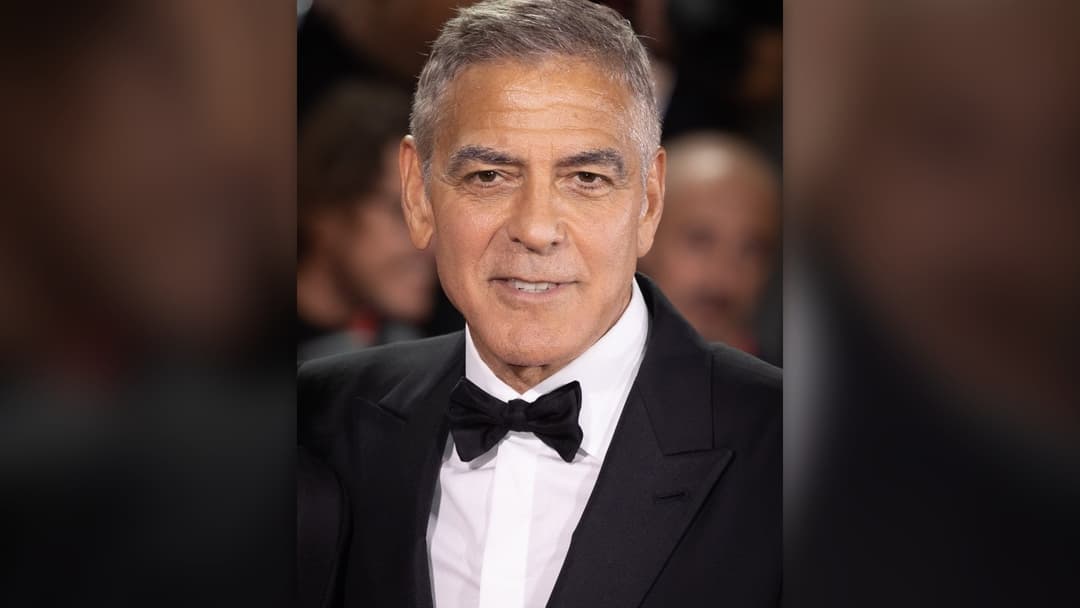 Portrait of actor and director George Clooney.