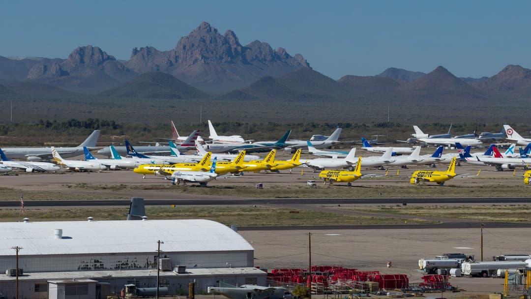 4. Pinal Airpark, Marana, USA (400 Aircraft)