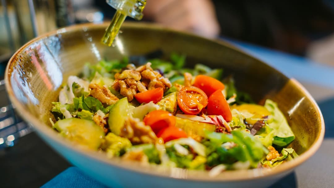 11. Drizzle Extra Virgin Olive Oil