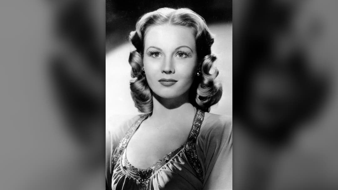 Classic Hollywood actress Virginia Mayo in a publicity photo