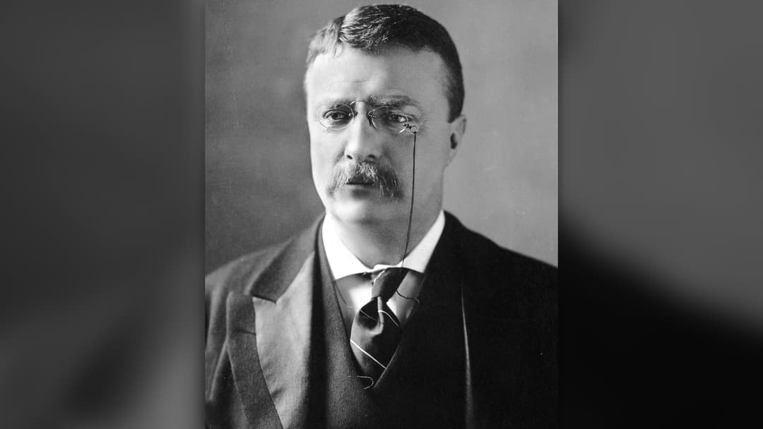 Portrait photograph of President Theodore Roosevelt circa 1902