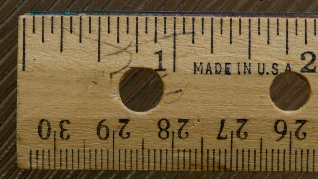 Metric measuring ruler tool