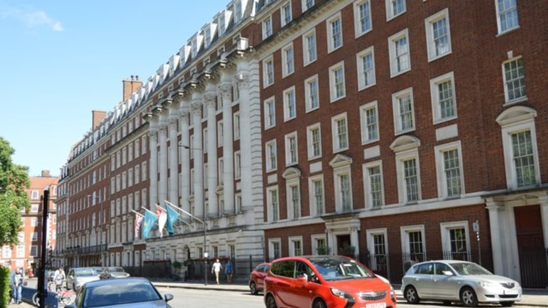 Grosvenor Square in Mayfair, London