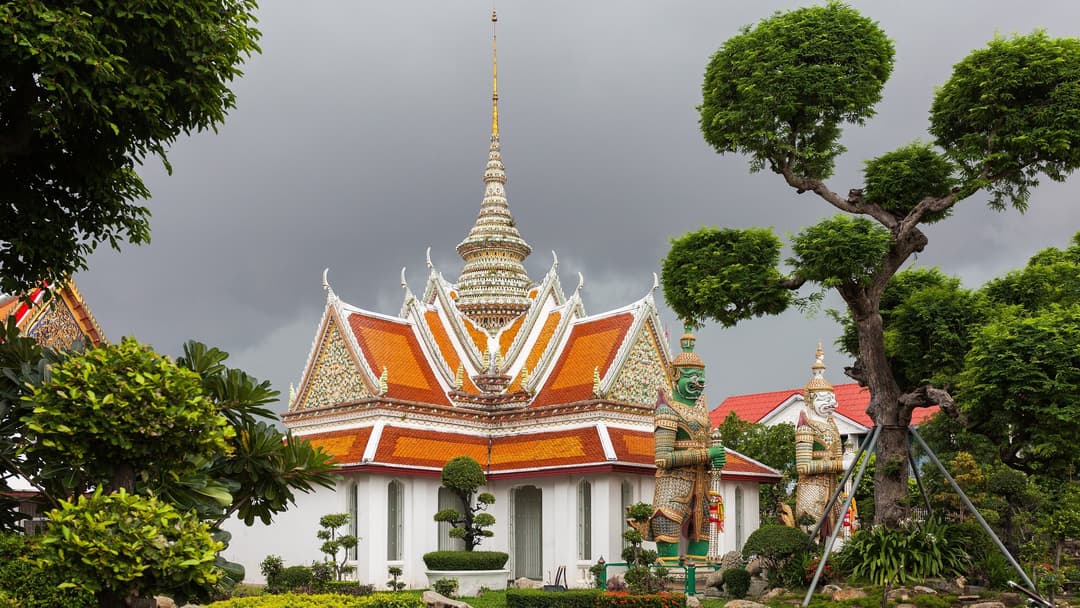Buddhist temple complex in Thailand