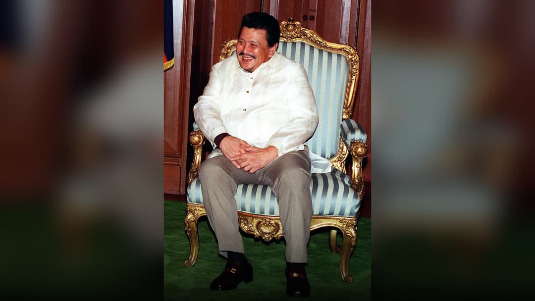 Historical portrait of Joseph Estrada documenting their transition from cinema to public office.
