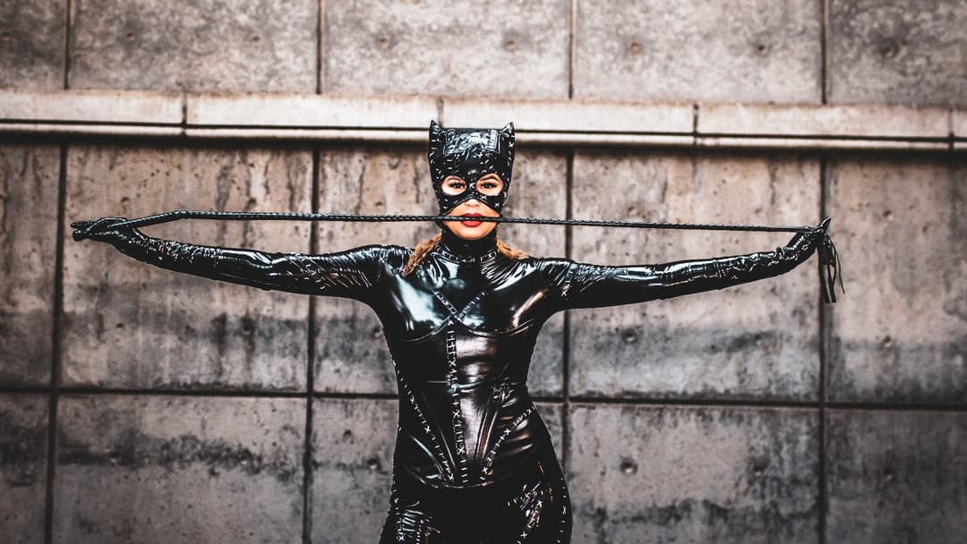 11. Catwoman: Michelle Pfeiffer's Stitched Vinyl