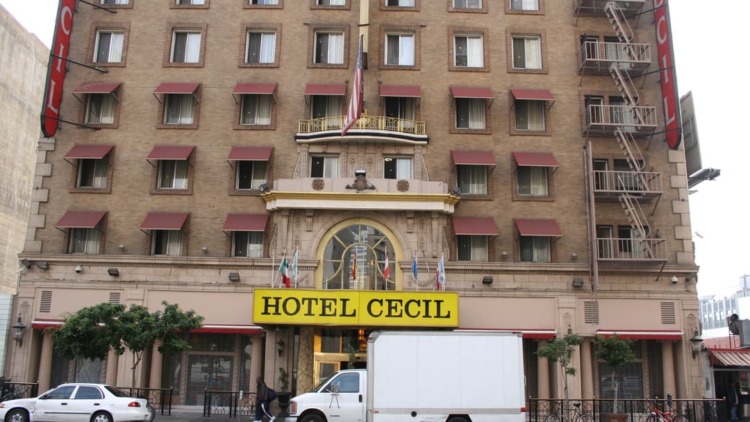 The Cecil Hotel in downtown Los Angeles