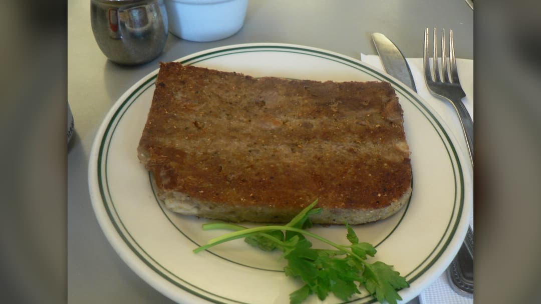 12. Scrapple With Sweet Apple Butter
