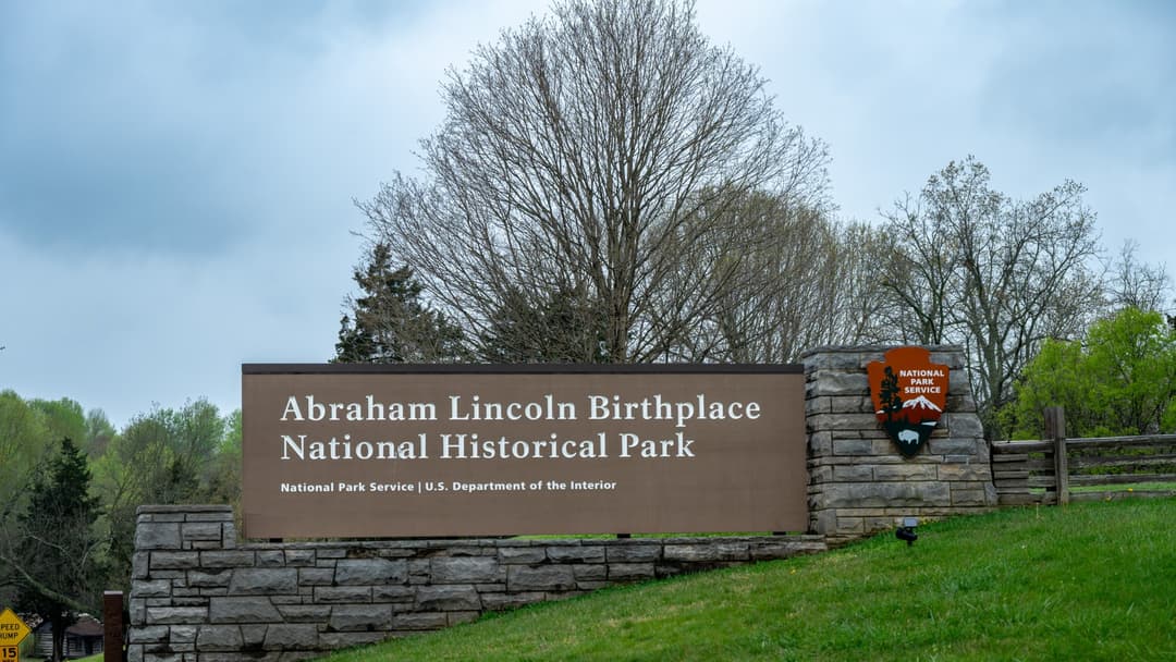 Abraham Lincoln Birthplace Memorial Building in Hodgenville Kentucky