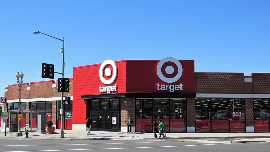 Exterior storefront photograph of Target location in the United States.