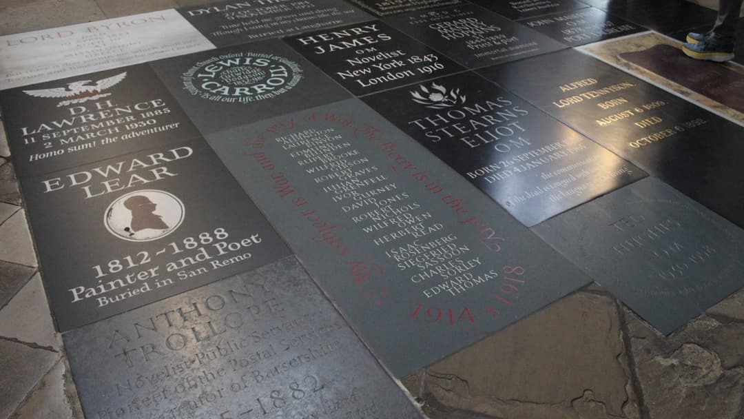 5. Westminster Abbey Poets' Corner, London (UK)