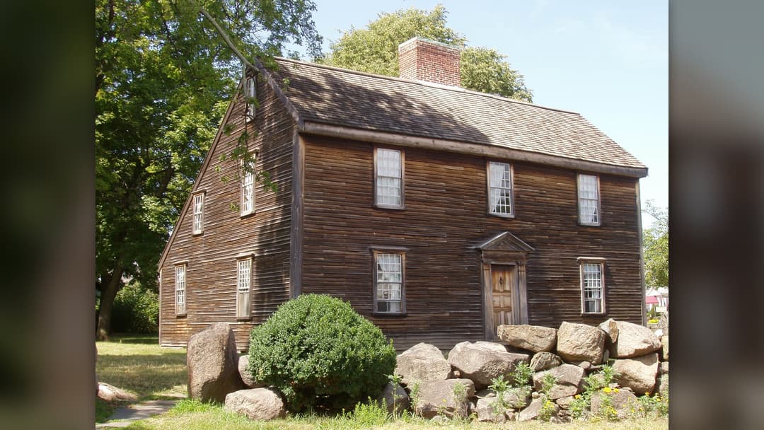 John Adams birthplace in Quincy Massachusetts
