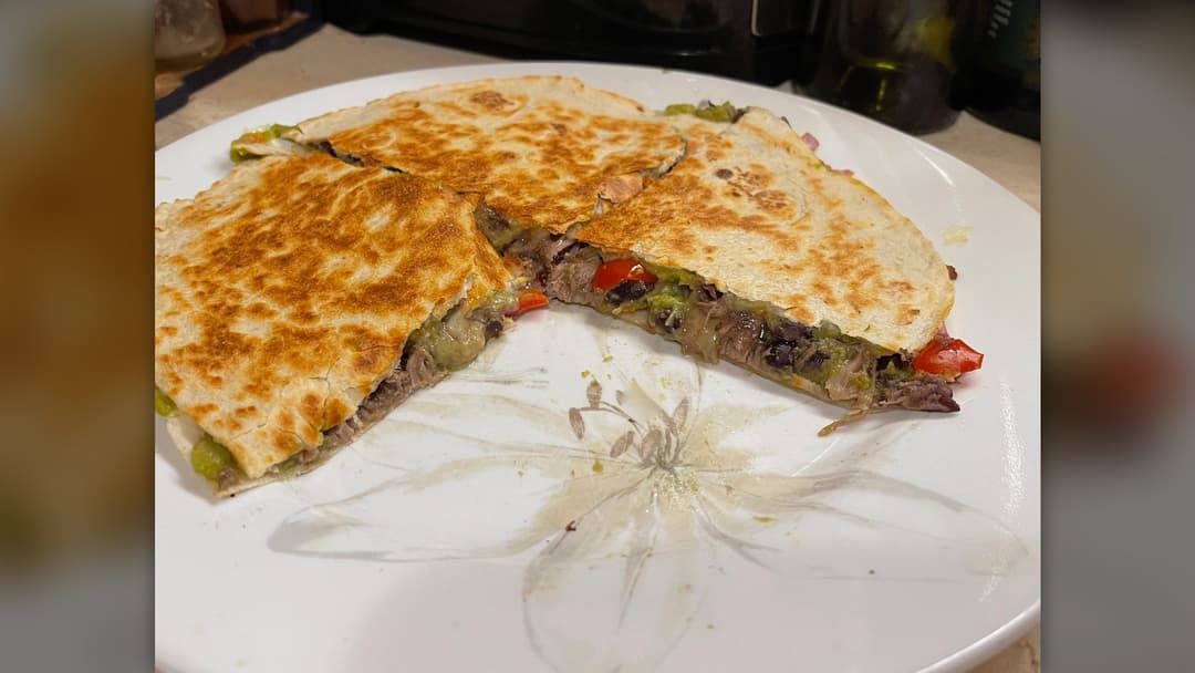 1. Black Bean Quesadillas ($4.50)