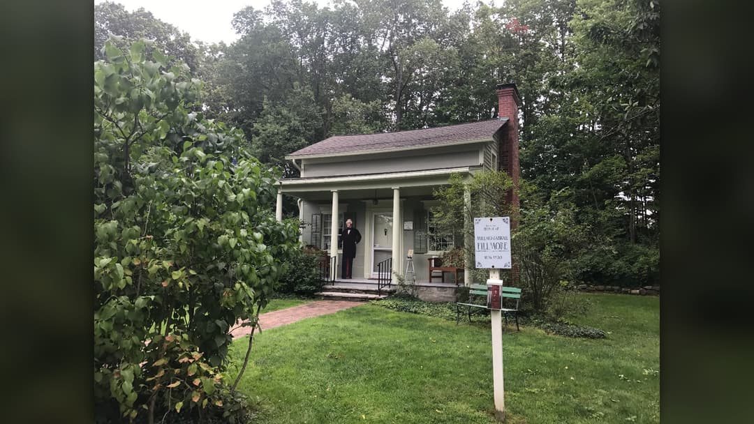 Millard Fillmore Presidential Site in East Aurora, New York, home of the 13th US President and militia major.