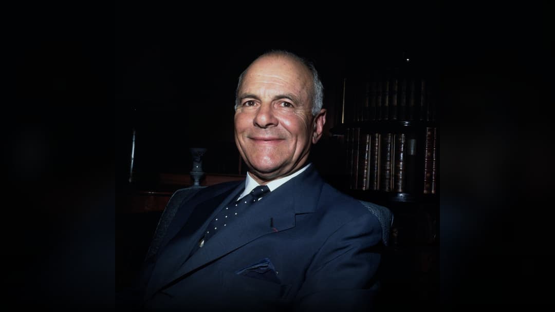 Historical portrait of John Davis Lodge documenting their transition from cinema to public office.