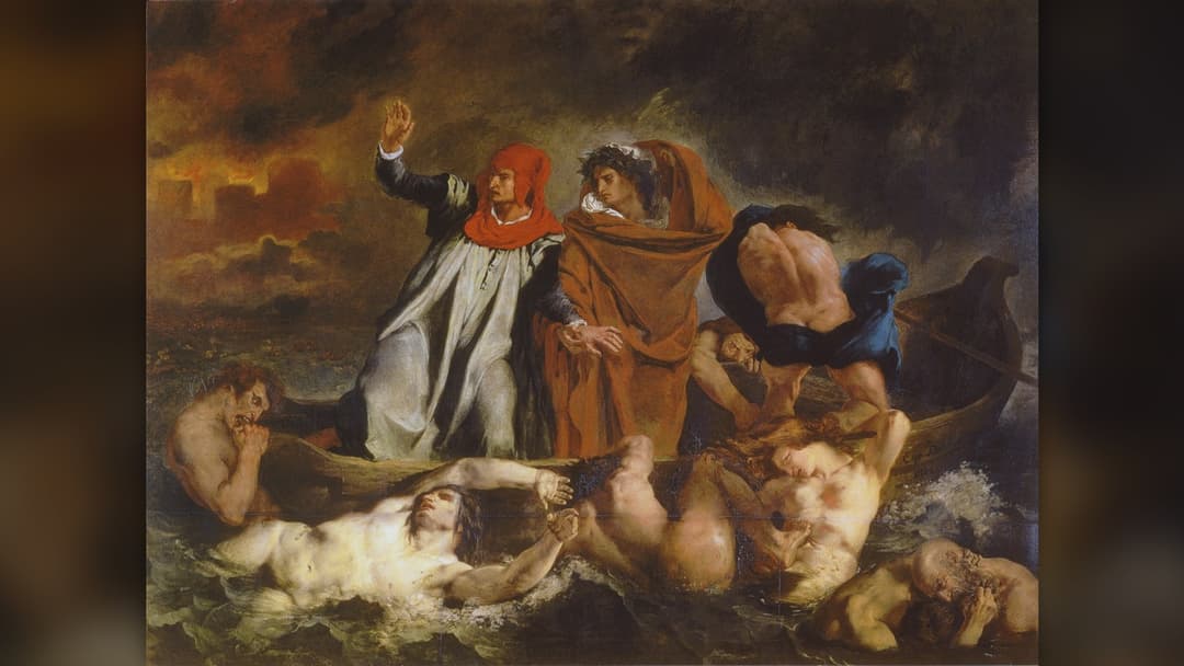 9. Eugene Delacroix: The Barque Of Dante