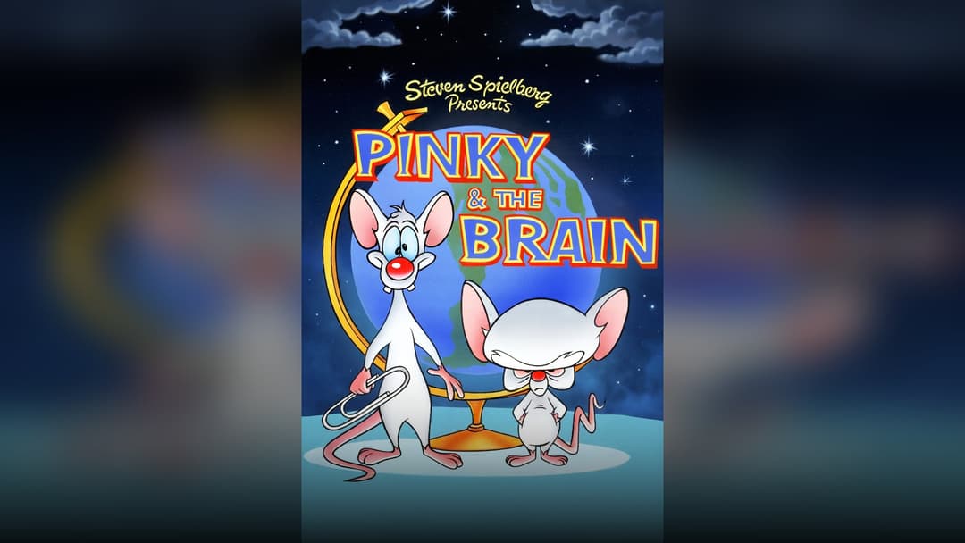 Original animation artwork for Pinky and the Brain celebrating iconic cartoon history.