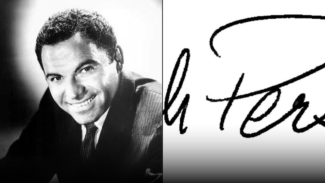 Side-by-side comparison of actor Nehemiah Persoff in 1960 on the left and in a late-career portrait on the right.