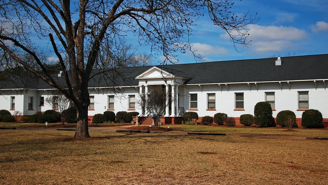 Wise Sanitarium birthplace of Jimmy Carter in Plains Georgia
