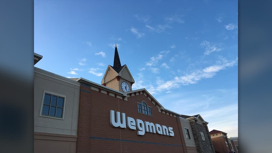 Exterior storefront photograph of Wegmans location in the United States.
