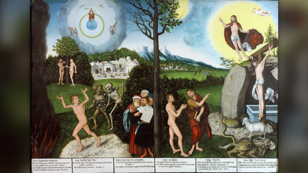 13. Lucas Cranach The Elder: Law And Gospel