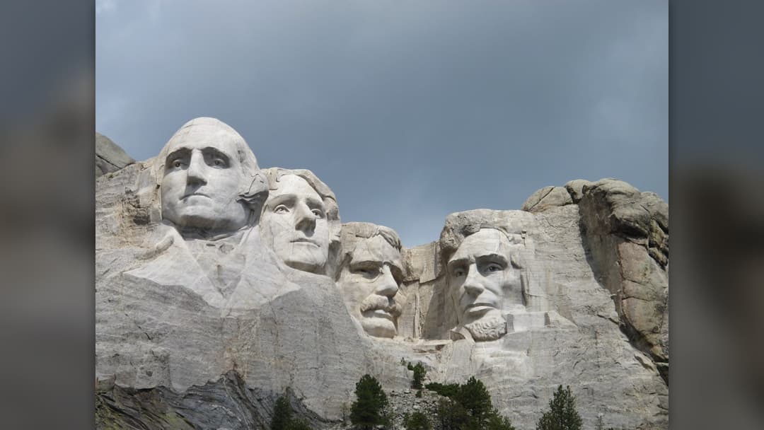 Mount Rushmore National Memorial presidential faces