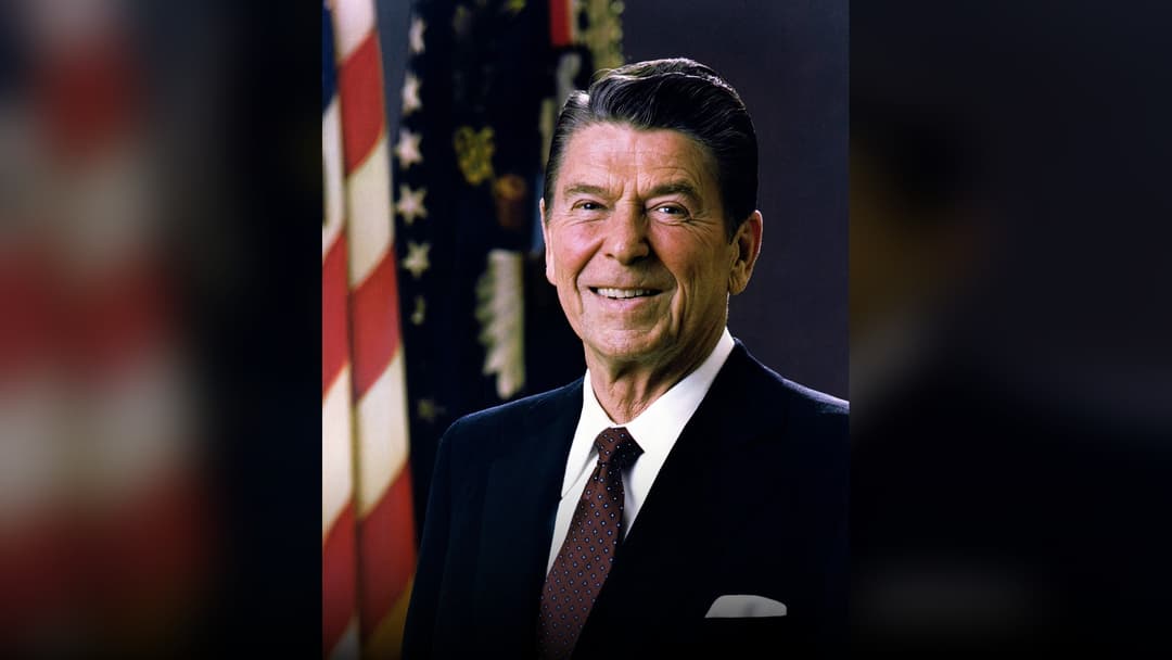 Historical portrait of Ronald Reagan documenting their transition from cinema to public office.