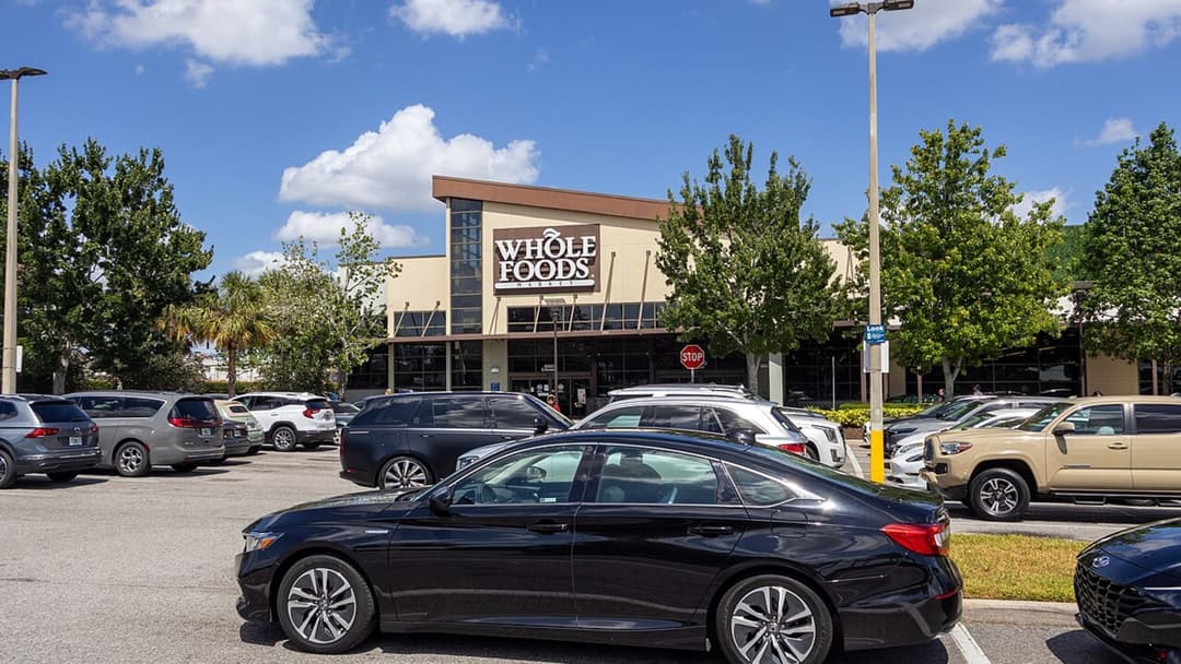 Exterior storefront photograph of Whole Foods Market location in the United States.