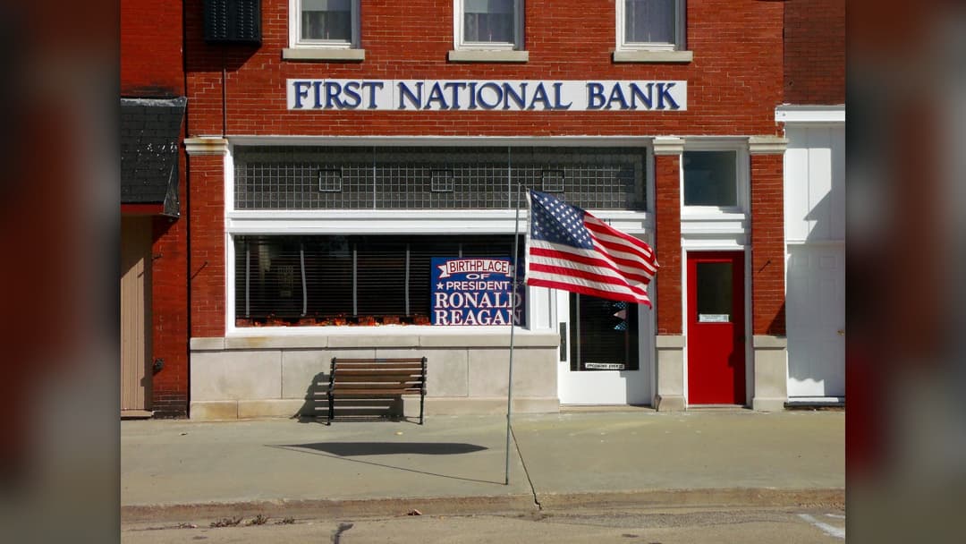 Birthplace of Ronald Reagan in Tampico Illinois