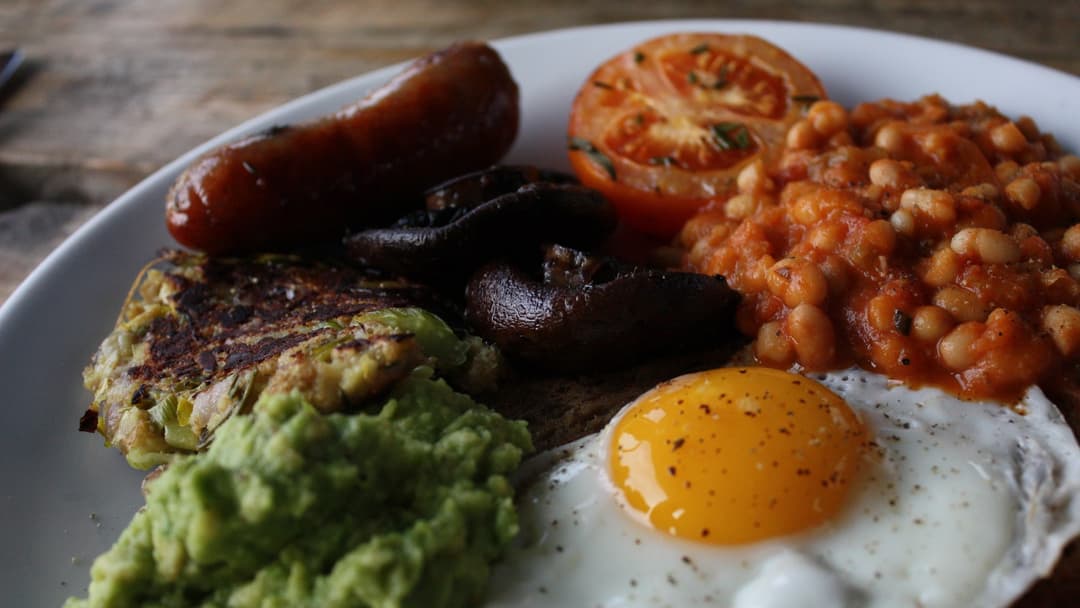 6. Eating Beans On Buttered Toast