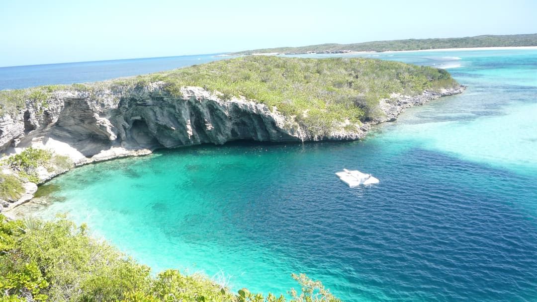9. Dean's Blue Hole Plunging 663 Feet In The Bahamas