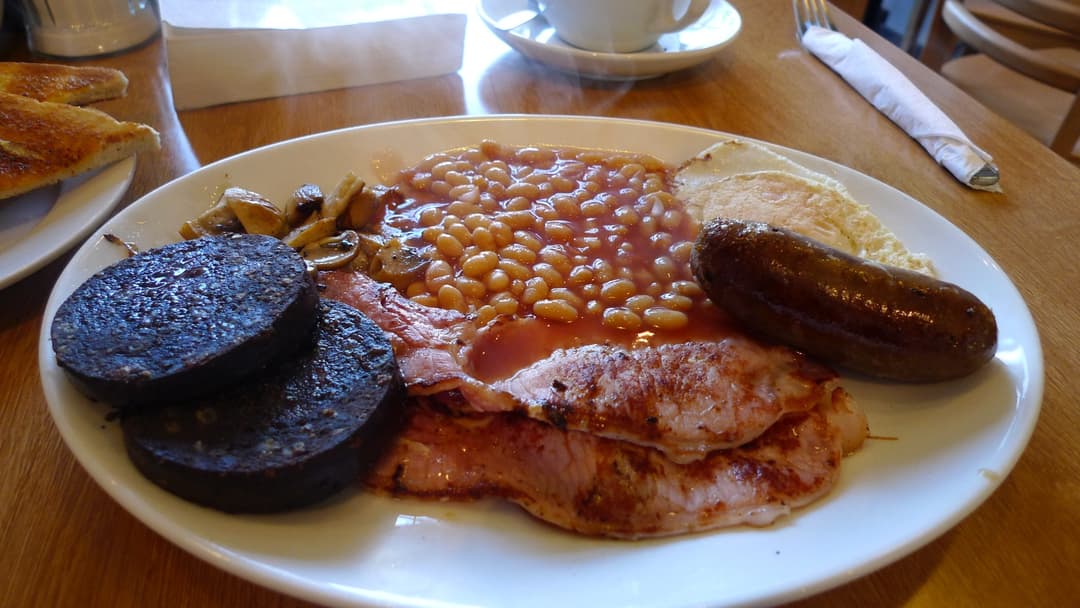 20. Eating Black Pudding For Breakfast